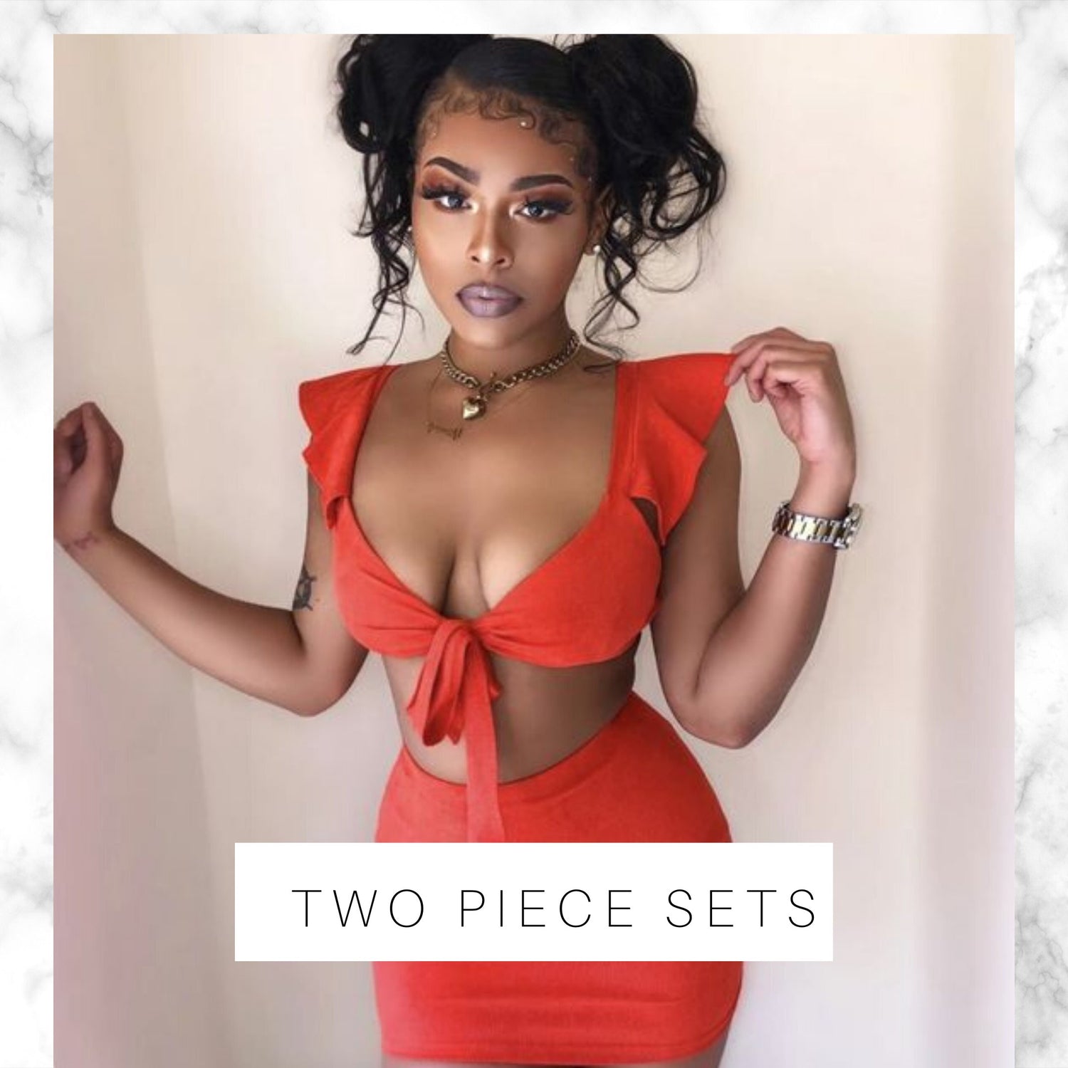 Slay this season in Our two-piece dresses and outfits have all the on-trend prints and celebrity inspired looks a girl could ask for and it's about time you got yours.