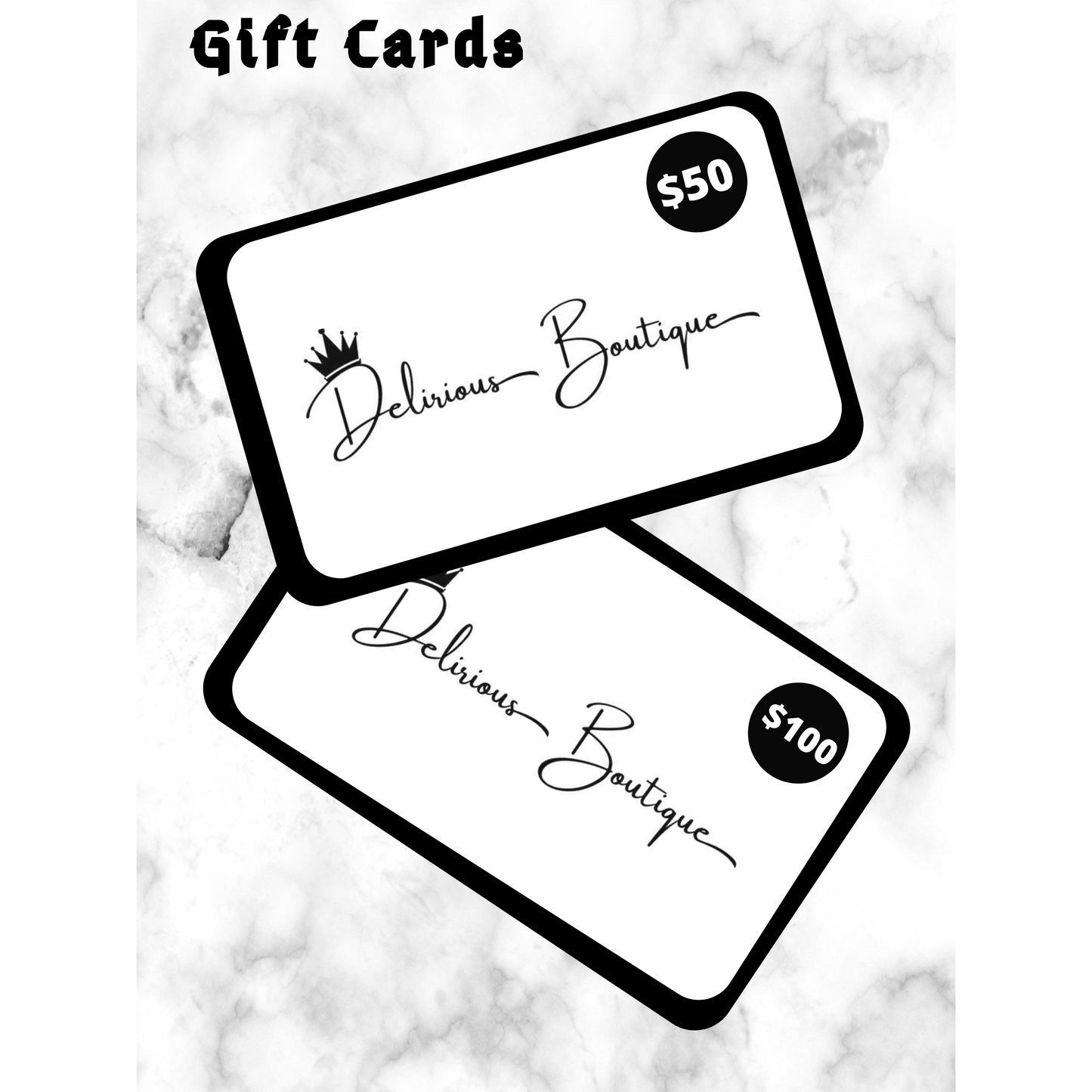 Delirious E-Gift Card - Delirious Boutique 