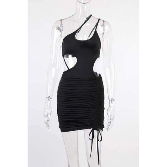 Tyler Ruched Dress - Delirious Boutique 